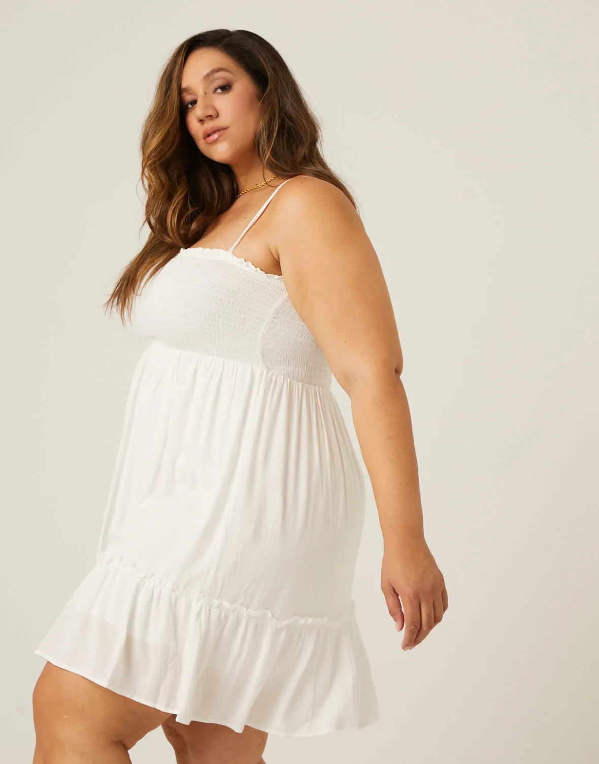 Plus Size Smocked Sundress