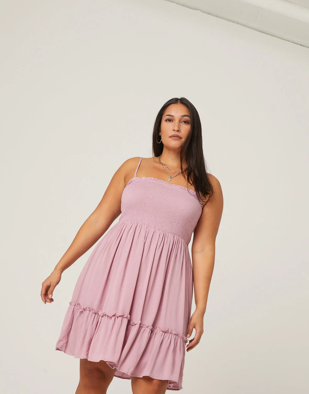 Plus Size Smocked Sundress