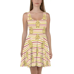 Pooh Stripes Skater Dress