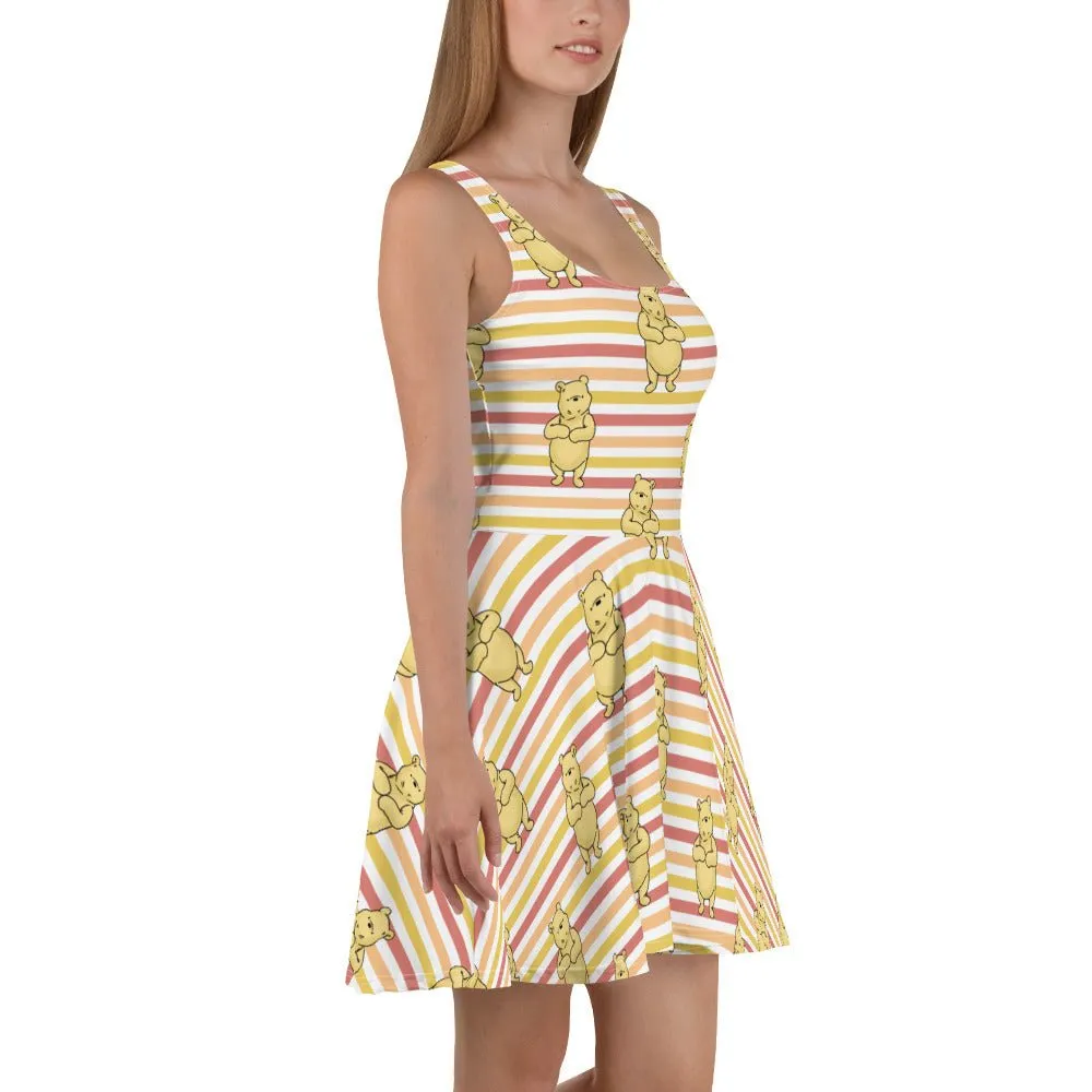 Pooh Stripes Skater Dress