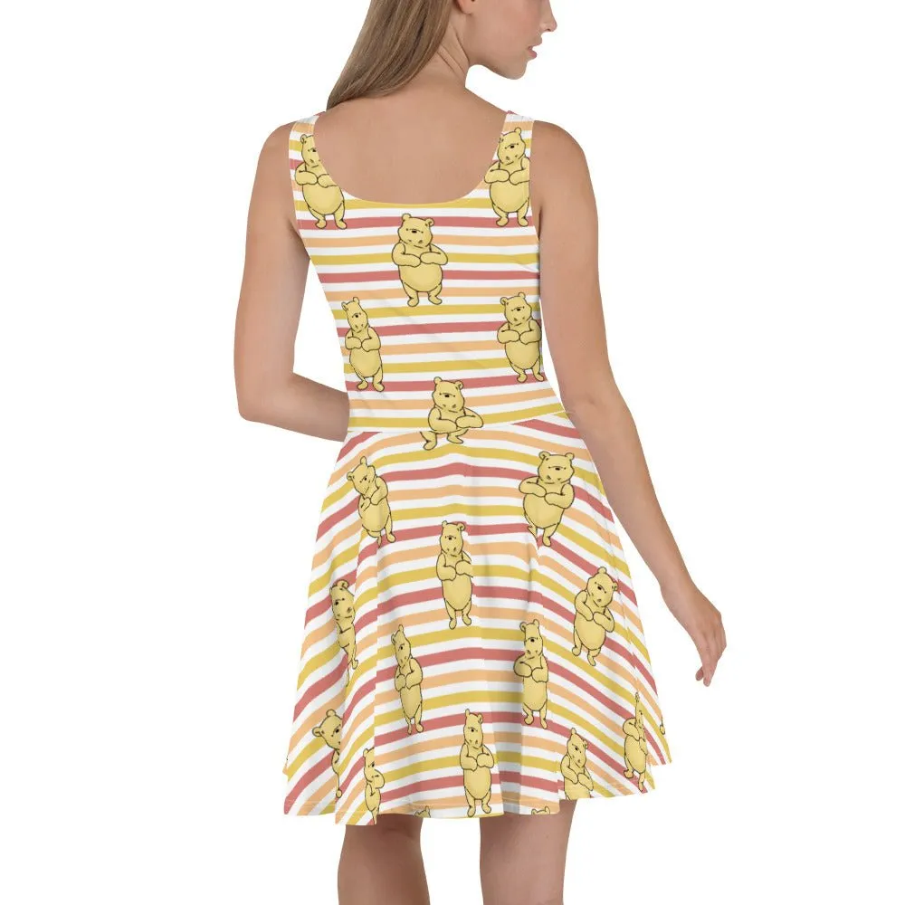 Pooh Stripes Skater Dress