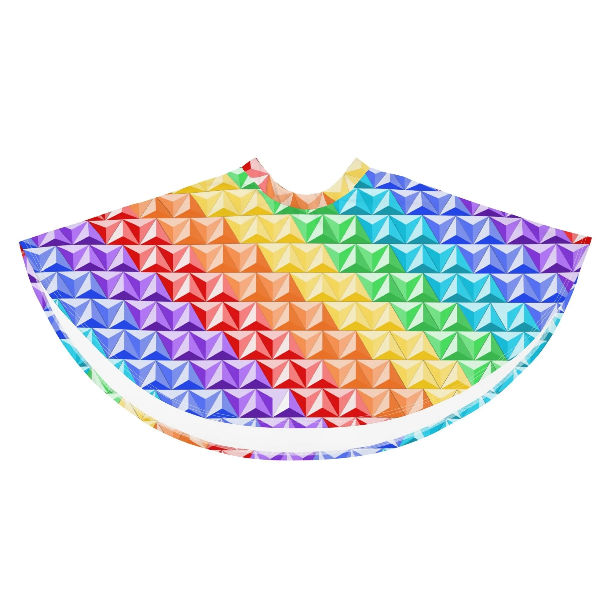 Rainbow World of Tomorrow Skater Skirt