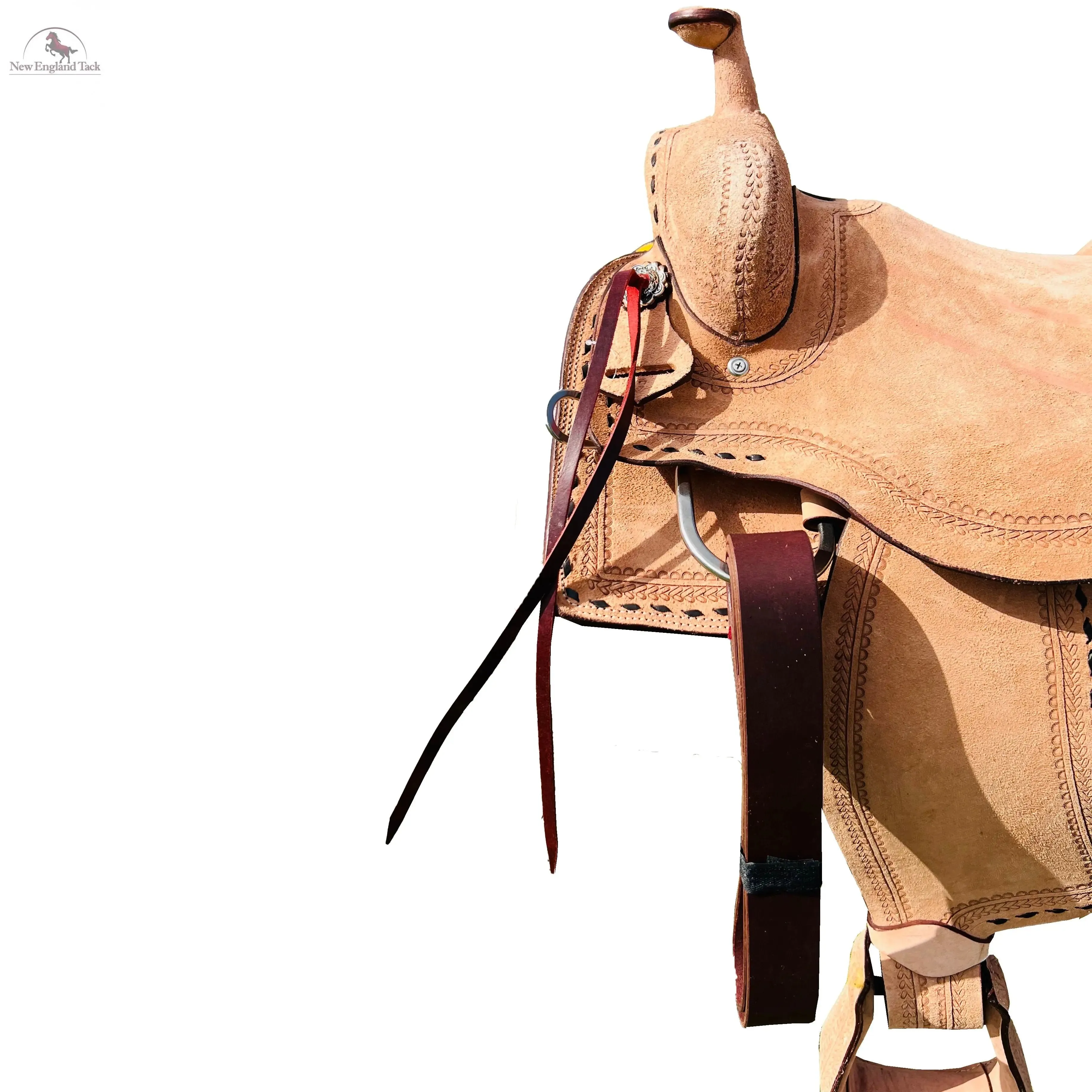 Resistance Roughout Ranch Cutting Saddle with Buckstitch