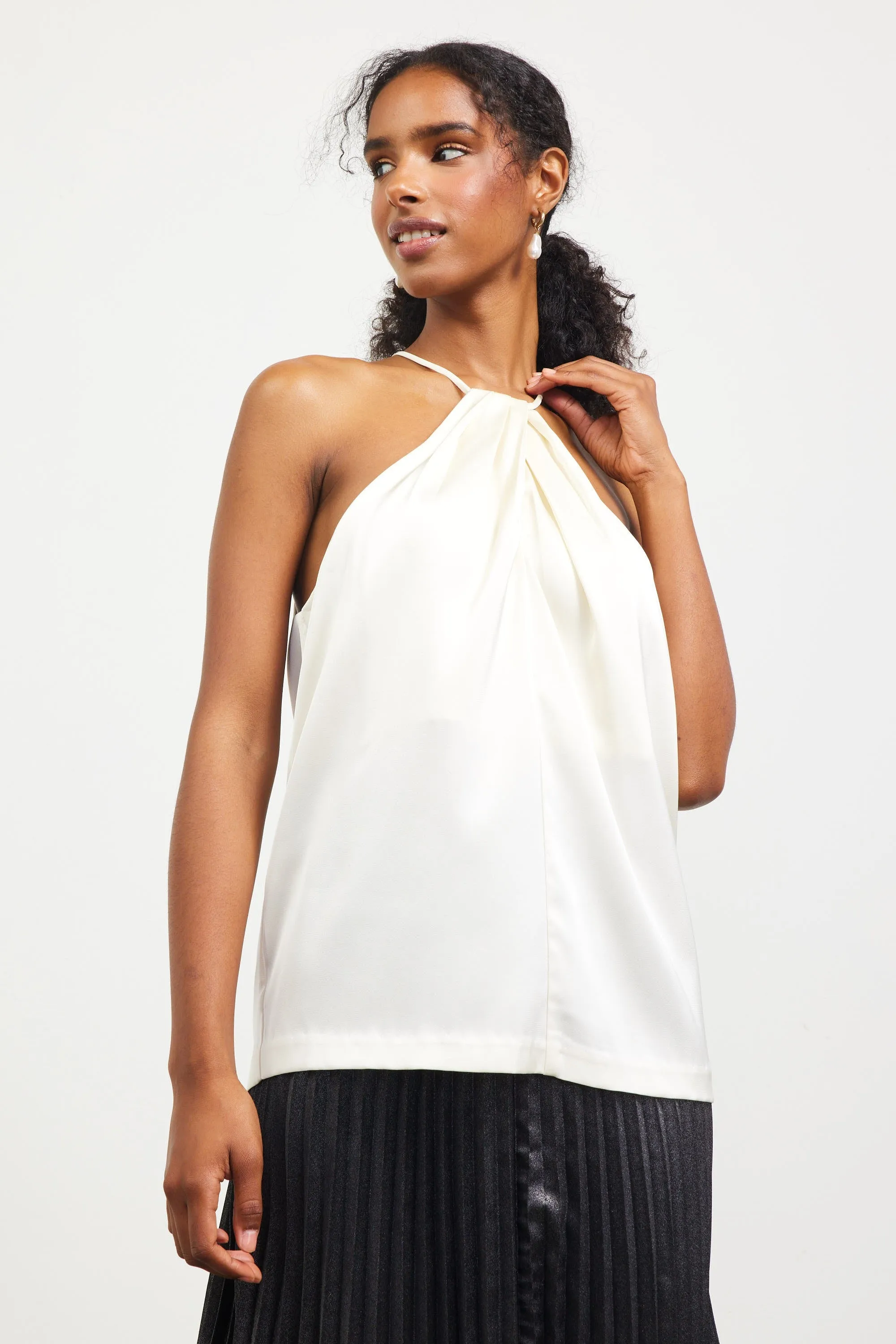 Rosa Pleated Tank