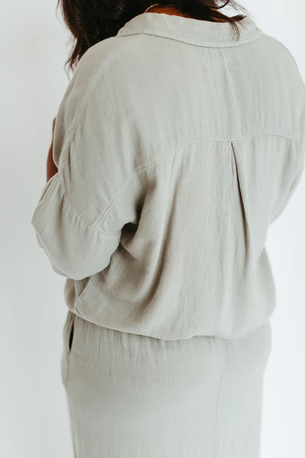 Sandy Linen Top