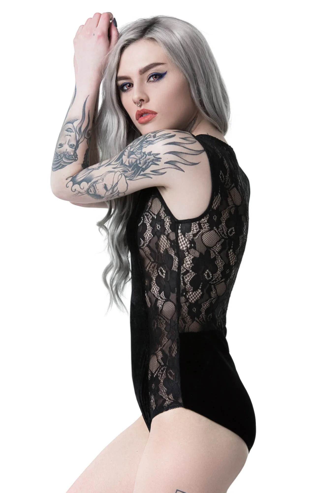 Saya Lace-delic Bodysuit [B]