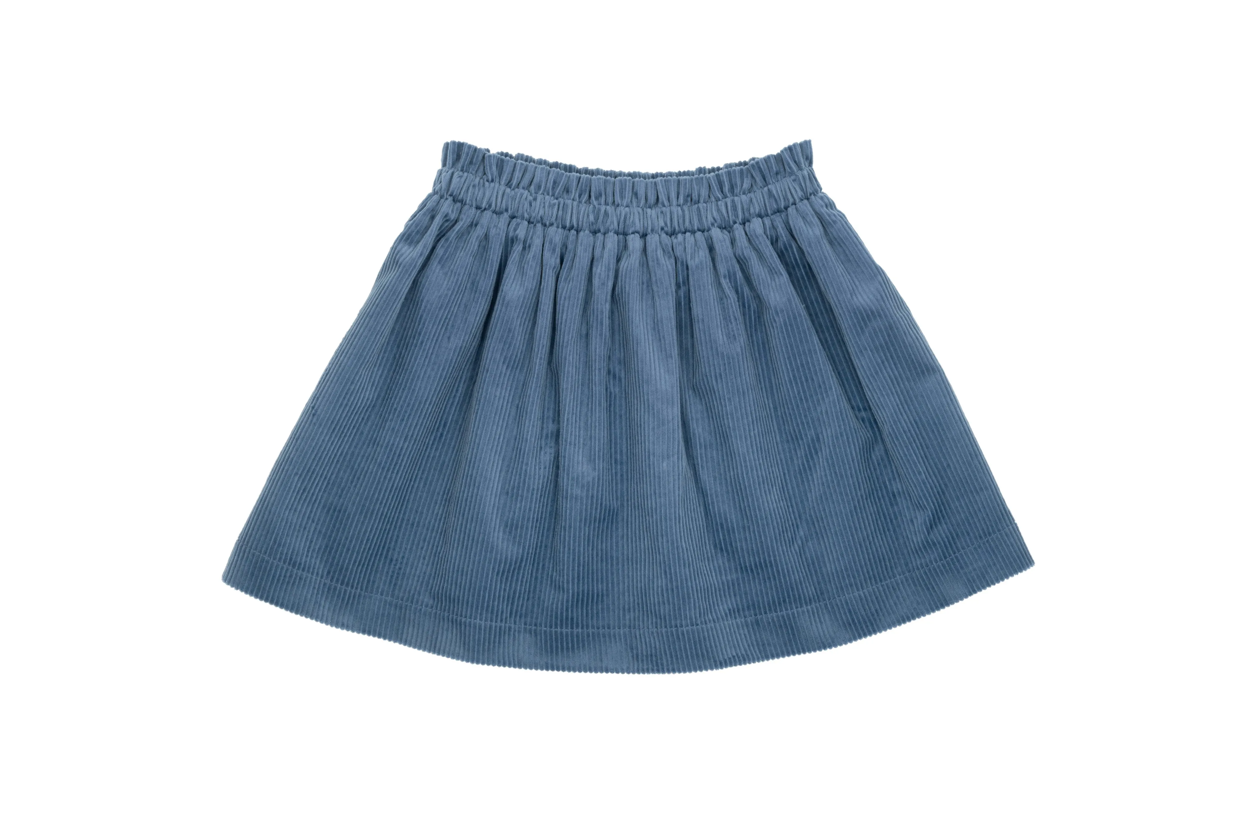 Sefora Velvet Skirt - Light Blue