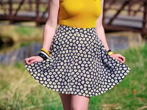 Sunny Side Up Skater Skirt