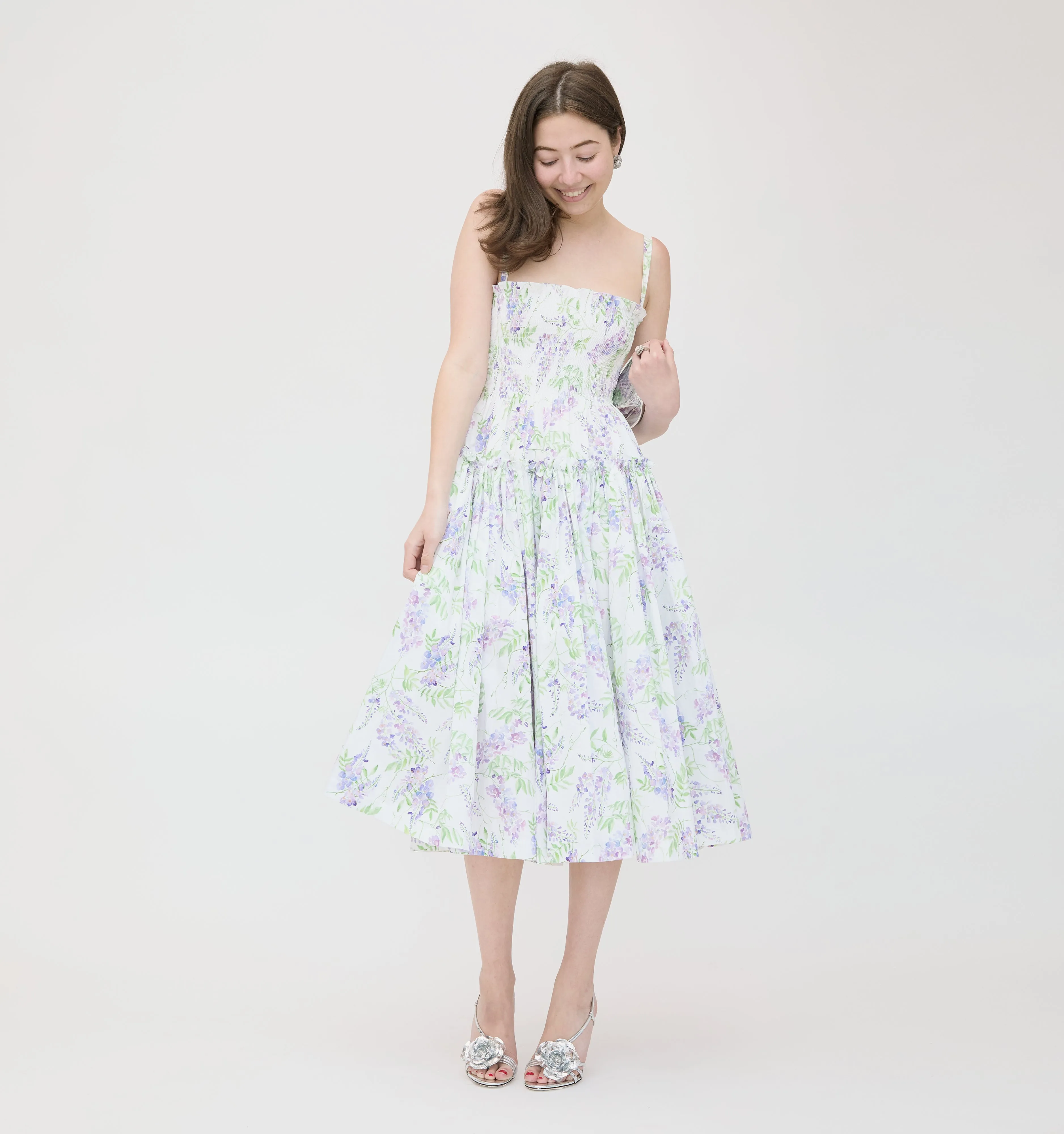 The Seraphina Midi Nap Dress - Wisteria