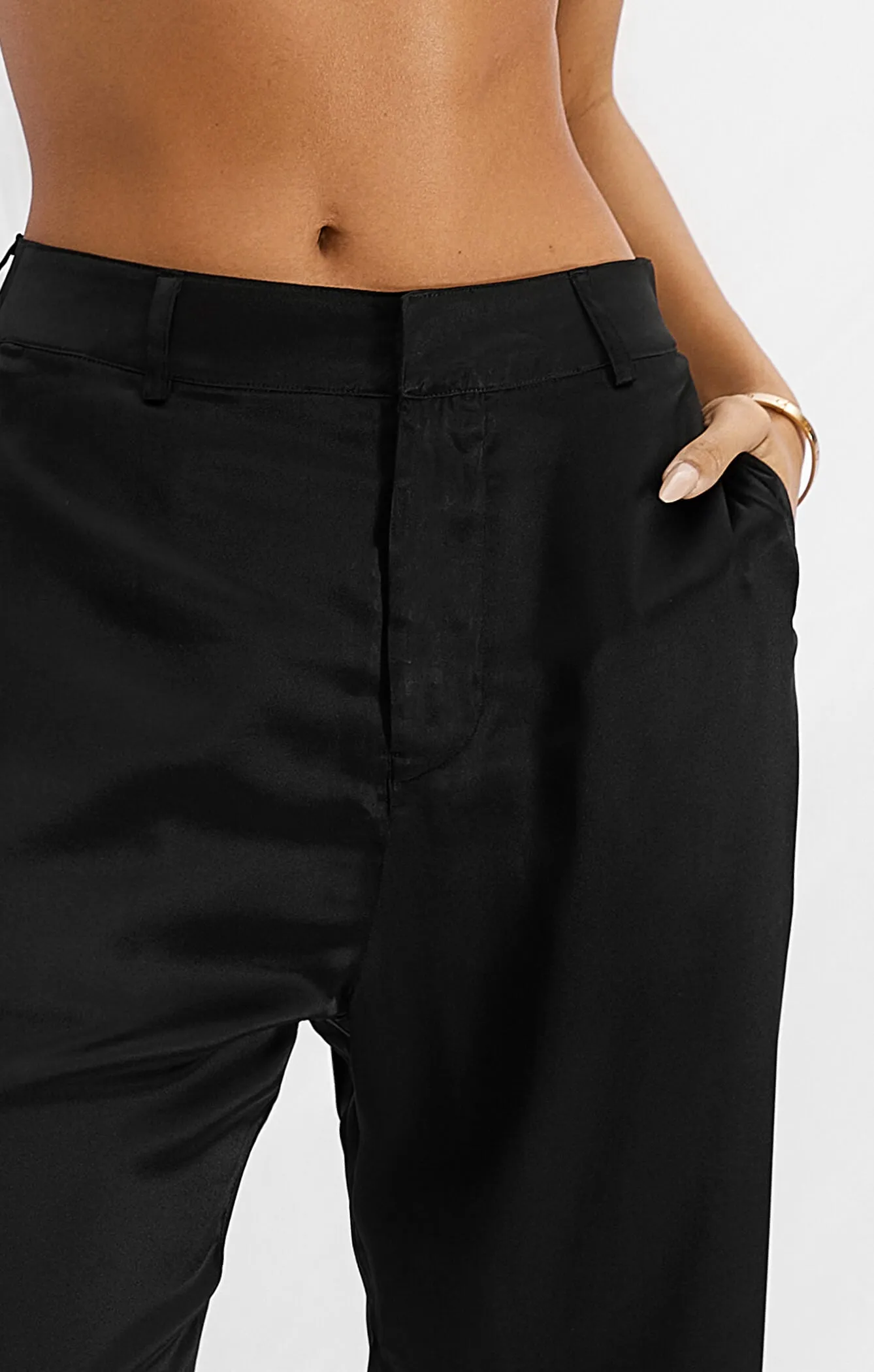 THE SILK CLASSIC PANT - BLACK