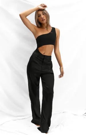 THE SILK CLASSIC PANT - BLACK