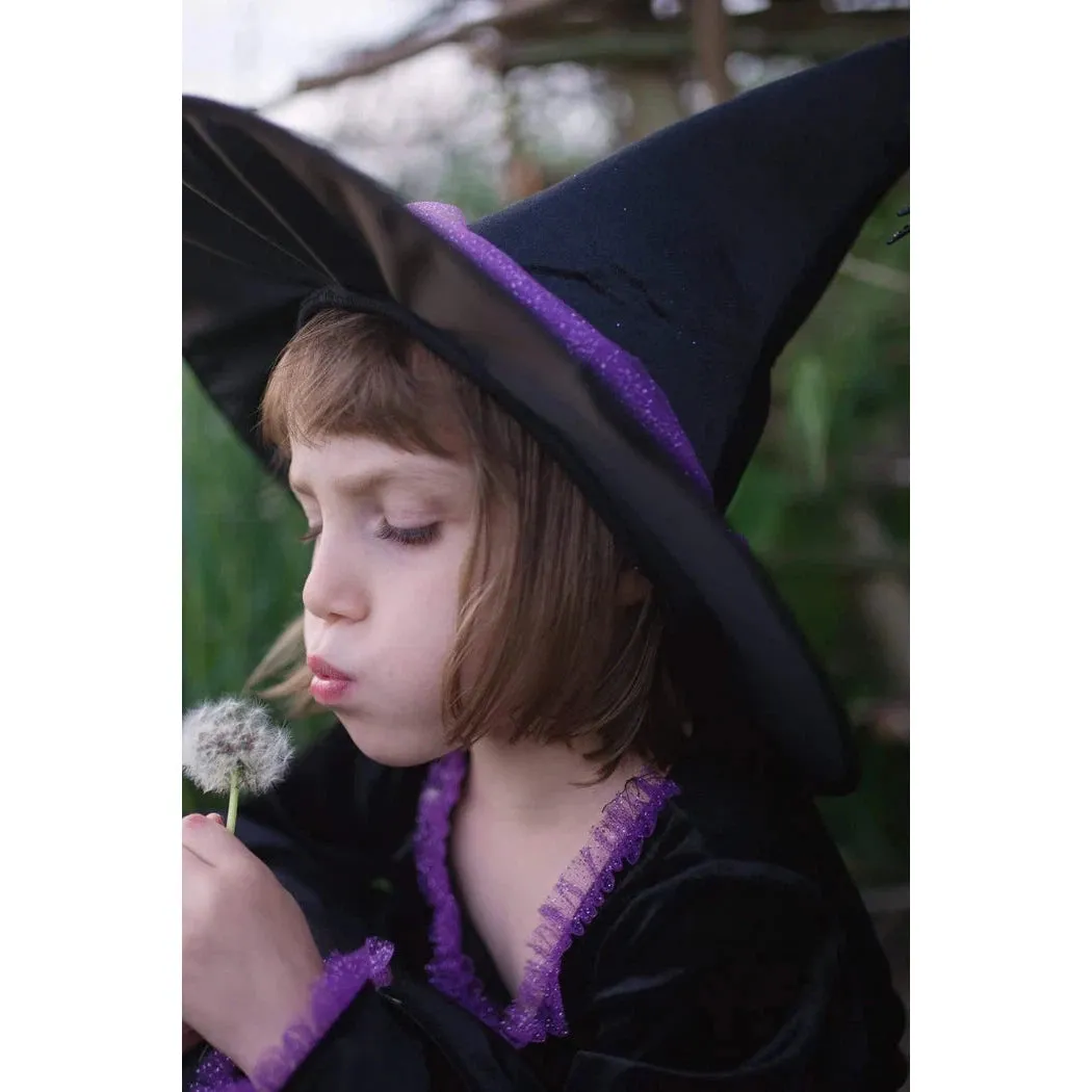 vera the velvet witch dress and hat size 3-4