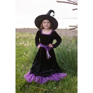 vera the velvet witch dress and hat size 3-4