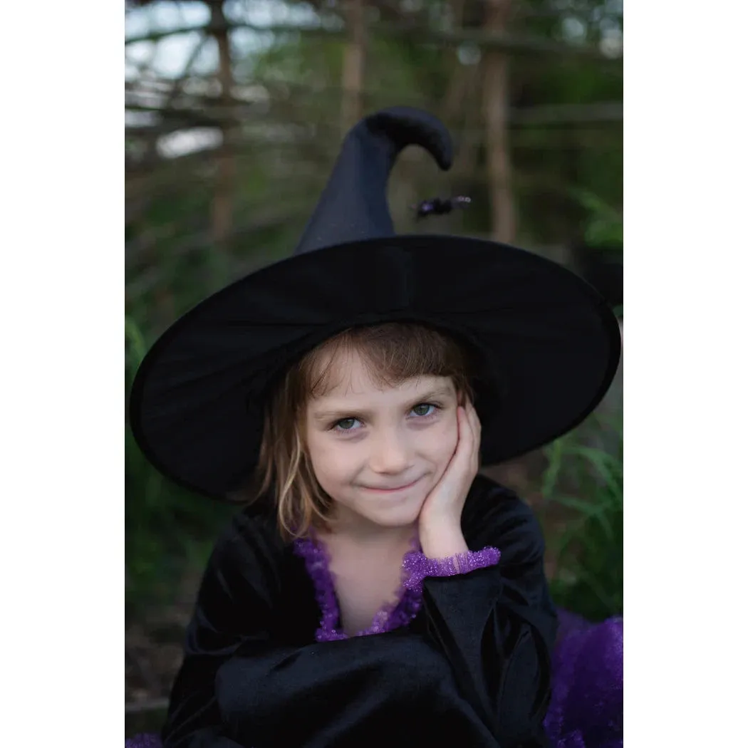 vera the velvet witch dress and hat size 3-4