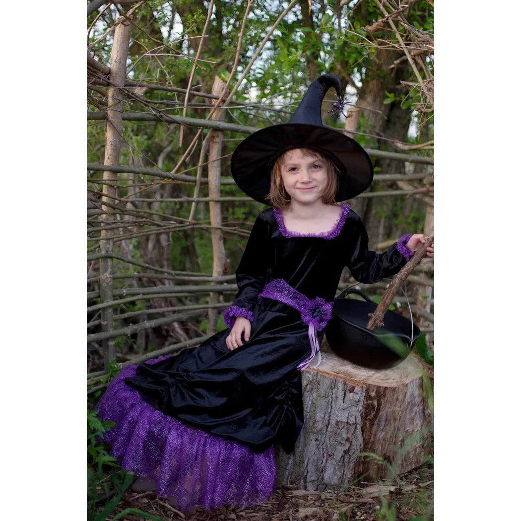 vera the velvet witch dress and hat size 3-4