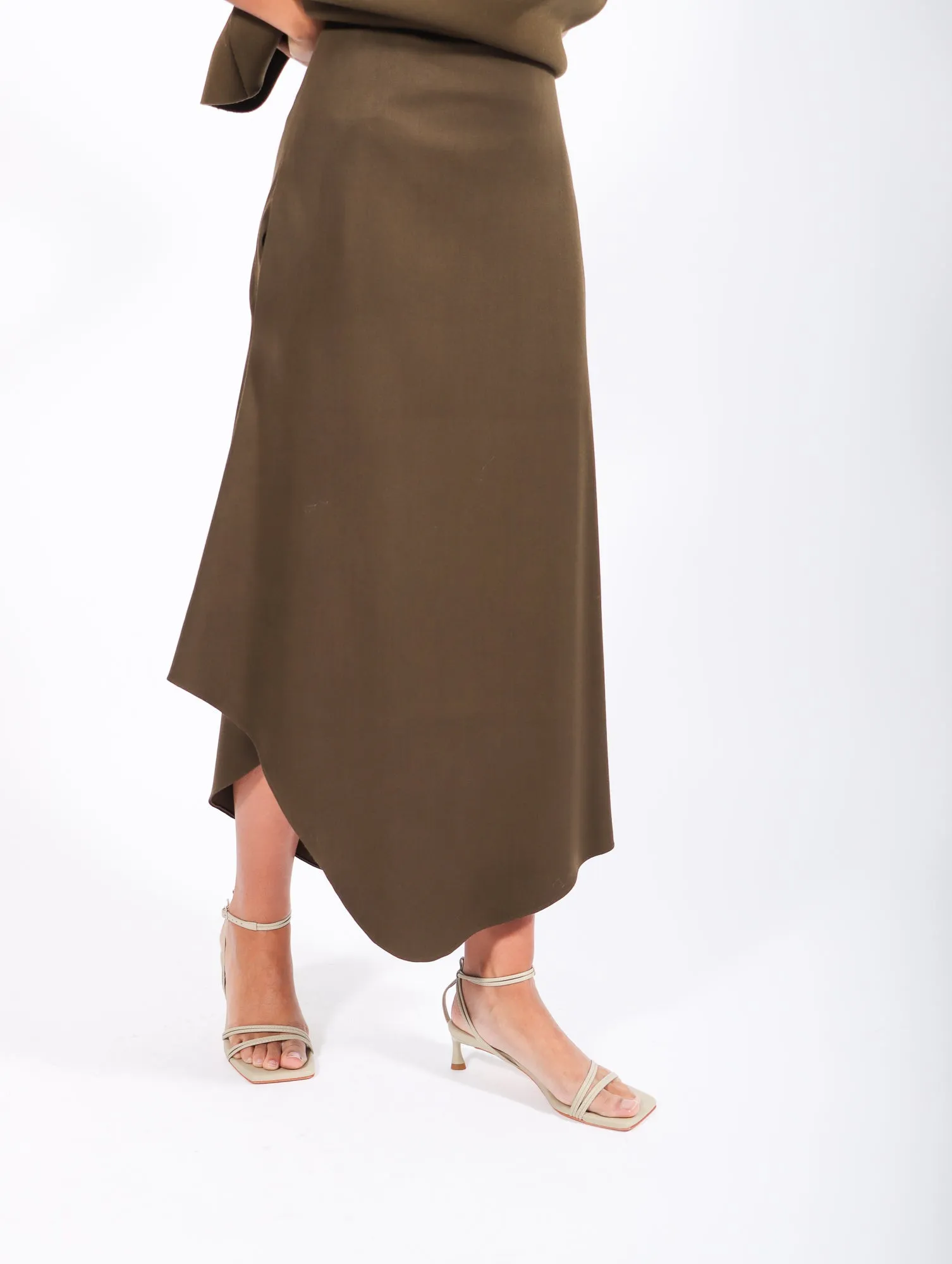 Wave Skirt in Alga by Calcaterra